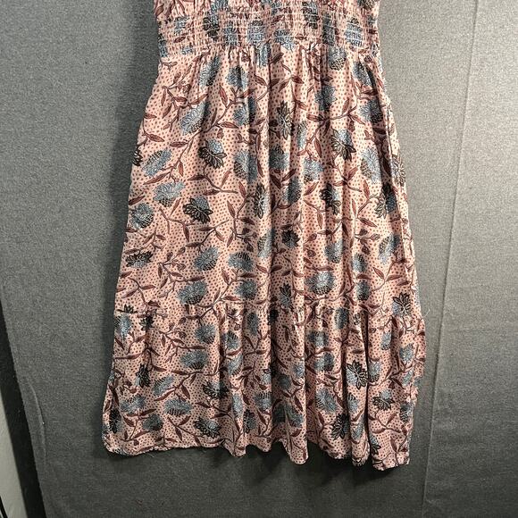 Destination 365 Short-Sleeve Midi Dress RoseFloral Petite X-Small - Picture 8 of 13